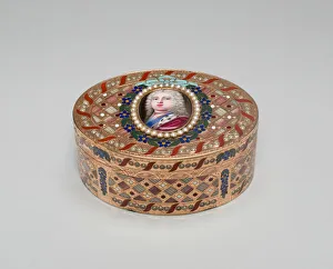 Tobacco Box Prints: Snuff Box: Portrait of Saxon Prince, Dresden, c. 1775 / 80