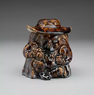 Bennington Gallery: Snuff Jar, 1849 / 52. Creator: Lyman Fenton & Co