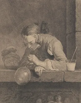 Bubbles Gallery: Soap Bubbles, 1739. Creator: Pierre Filloeul