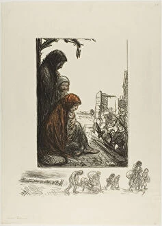 Sadness Gallery: The Social Duty, 1917. Creator: Theophile Alexandre Steinlen