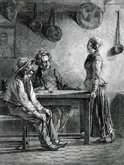 Socialists Prints: Socialists - painted by E. Armitage, 1850. Creator: Unknown