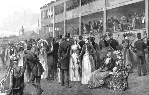 Race Course Prints: Society at Ascot- The Cup Day, 1890. Creator: Unknown