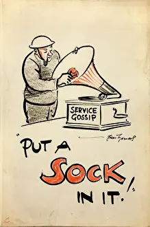 The National Archives Prints: Put a sock in it!, World War II poster