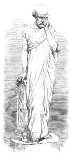 Natural Philosophy Prints: Socrates, 1860. Creator: Unknown