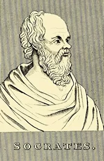 Wisdom Gallery: Socrates, (c470-399 BC), 1830. Creator: Unknown