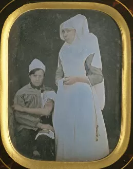 Nurse Gallery: Soeur Pierrette Toussaine Blondeau, Hospices de Beaune, 1845-50. Creator: Unknown