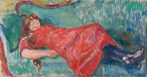 Munch Museum Prints: On the Sofa