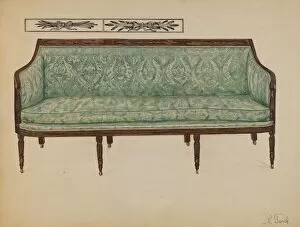 Sofa, 1935/1942. Creator: Nicholas Gorid