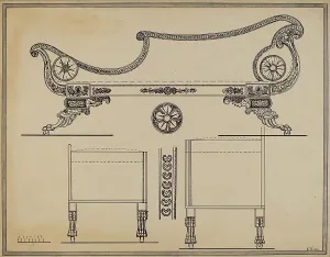 Gorid Nicholas Prints: Sofa, 1936. Creator: Nicholas Gorid