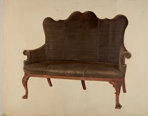 Sofa, 1940. Creator: Rolland Livingstone