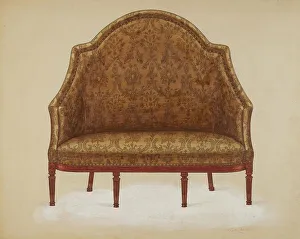 Sofa, c. 1936. Creator: Frank Wenger