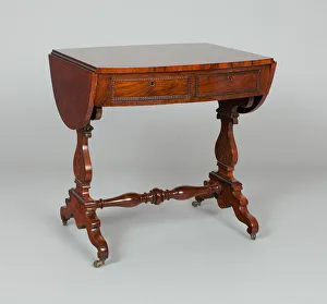 Rosewood Prints: Sofa Table, 1836 / 46. Creator: John and Joseph W. Meeks Company