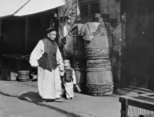 Chinese Americans Prints: In softly gaudy colors, Chinatown