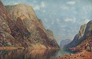 J Bibby And Sons Prints: Sogne Fiord, Norway, late 19th century, (1914). Creator: Adelsteen Normann