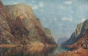 Bibbys Annual Gallery: Sogne Fiord, Norway, late 19th century, (1914). Creator: Adelsteen Normann