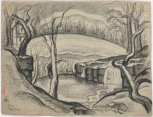 Soho (recto), 1919. Creator: Oscar Bluemner