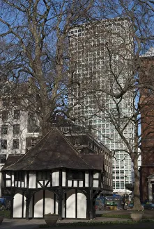 Soho Square, London, England, 16/3/10. Creator: Ethel Davies;Davies, Ethel Soho Square, London, England, 16/3/10. Creator: Ethel Davies;Davies, Ethel