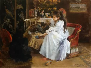 De soiree. Artist: Ribera, Roma (1876-1931)