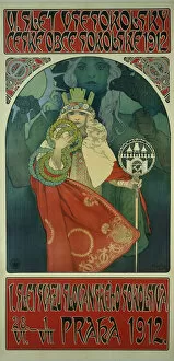 Sokol Festival (Poster). Artist: Mucha, Alfons Marie (1860-1939)
