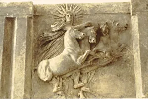 Relief Prints: Sol. Roman Sun-God in his chariot, relief at Pergamon Museum, c400-370 BC