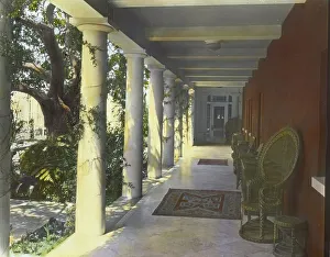 Solana, Frederick Forrest Peabody house, Eucalyptus Hill Road, Montecito, California, 1917. Creator: Frances Benjamin Johnston. Solana, Frederick Forrest Peabody house, Eucalyptus Hill Road, Montecito, California, 1917