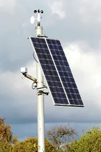 Solar Panel Prints: Solar Panel powering roadside equipment
