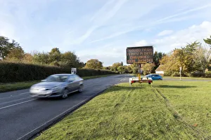 Solar Variable Message Temporary Road Sign 2016. Creator: Unknown