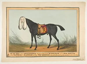 Paul Pry Prints: To Be Sold With All His Engagements-The Famous Race Horse Woolsack, June 29, 1829