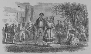 Slaver Prints: Sold to go south, 1864. Creator: Van Ingen & Snyder
