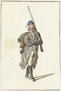 Dirk Langendijk Prints: Soldier, 1758-1805. Creator: Dirk Langendijk