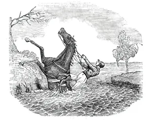 Northamptonshire Gallery: The Soldier in the Brook, 1844. Creator: Unknown