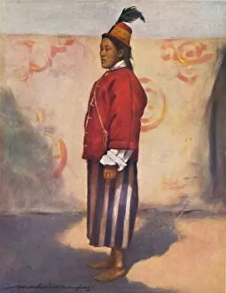 Durbar Gallery: A Soldier of the Maharaja of Sikkim, 1903. Artist: Mortimer L Menpes