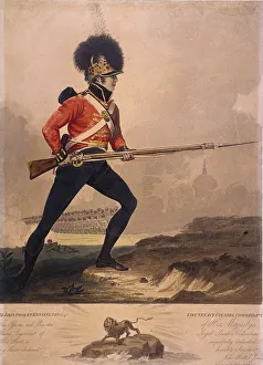 Soldier of the third regiment of the Loyal London Volunteers, 1800