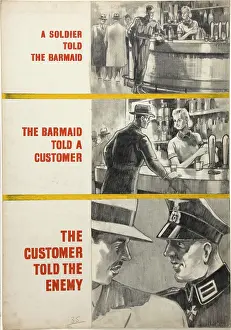 Secret Prints: A soldier told the barmaid, the barmaid told a customer