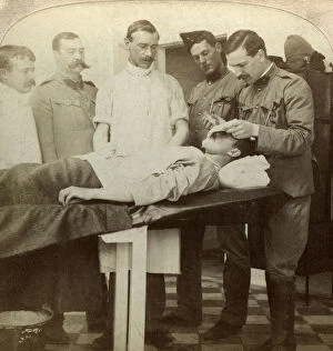 Cape Town Gallery: Soldier who fell at the front, Wynberg Hospital, Cape Town, South Africa, Boer War, 1899-1902