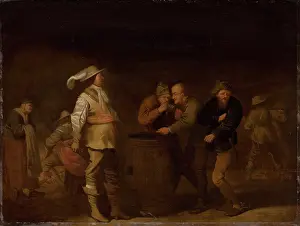 Pieter Jansz Prints: Soldiers divide their Booty, 1630. Creator: Pieter Jansz. Quast