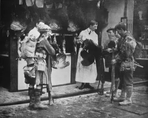 The soldiers as family men, 1915