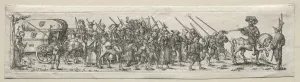 Theodor De Bry Flemish Prints: Soldiers on the March. Creator: Theodor de Bry (Flemish, 1528-1598)