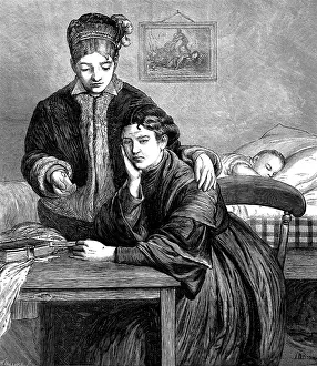 William Hollidge Prints: Soldiers Wives, 1873. Creator: William Hollidge