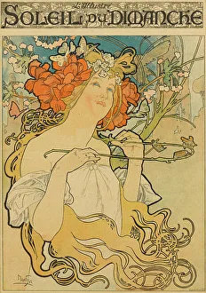 Soleil du Dimanche, 1897. Creator: Mucha, Alfons Marie (1860-1939)