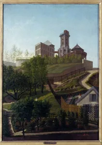 18th Arrondissement Prints: Solferino tower, in Montmartre, c1860. Creator: Leon Rolla