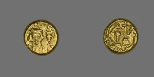 Coinage Collection: Solidus (Coin) of Tiberius II Constantinus, 578-582. Creator: Unknown
