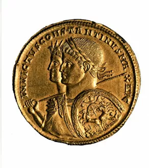 Solidus of Emperor Constantine I, 4th century