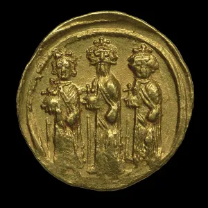 Heraclius Prints: Solidus of Heraclius. Heraclius