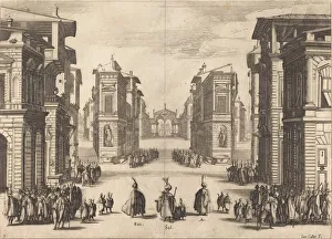 Solimano, Act I, 1620. Creator: Jacques Callot