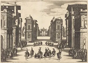 Solimano, Act IV, 1620. Creator: Jacques Callot