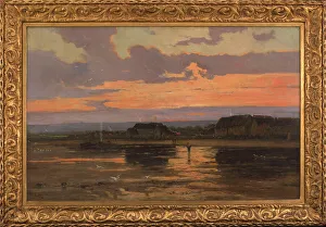 Solitude Prints: Solitude, in the evening: Morsalines (Channel), c1887. Creator: Marie Joseph Leon Iwill