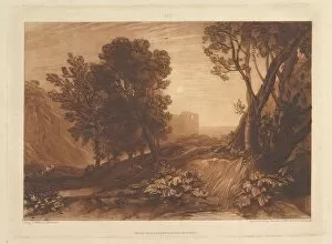 St Mary Magdalene Gallery: Solitude, or The Reading Magdalen (Liber Studiorum, part XI, plate 53), May 12, 1814