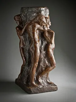 Mould Prints: The Solitude of the Soul (image 2 of 3), Modeled 1901/cast 1994. Creator: Lorado Taft
