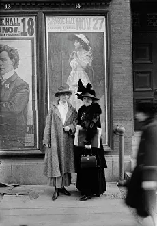 Handbag Prints: Soller & Kitty Cheatham, 1917. Creator: Bain News Service